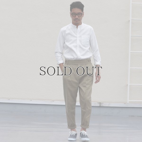 画像4: バンドカラー長袖シャツ【MADE IN JAPAN】『日本製』/ Upscape Audience