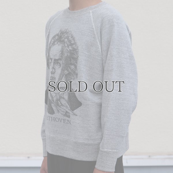 画像14: 19/7吊編裏毛 Beethoven プリント ラグランスウェット【MADE IN TOKYO】『東京製』/ Upscape Audience
