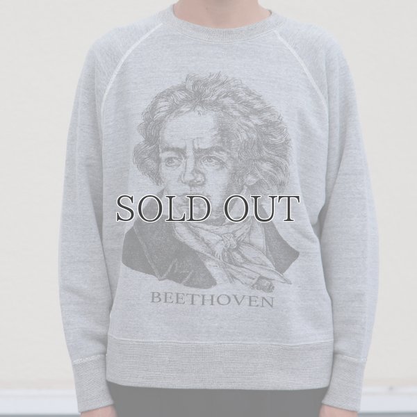 画像13: 19/7吊編裏毛 Beethoven プリント ラグランスウェット【MADE IN TOKYO】『東京製』/ Upscape Audience