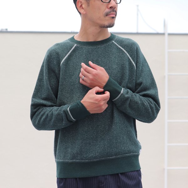 画像4: 30/10吊編裏毛 ラグランスウェット【MADE IN TOKYO】『東京製』/ Upscape Audience 