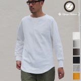BSQ天竺アシンメトリーVガゼットポケ付き9/S Tee【MADE IN JAPAN】『日本製』/ Upscape Audience