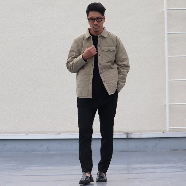 画像17: 【耐水撥水コットンタッチナイロン】Teflon（テフロン）ウェーブキルト CPOスナップジャケット【MADE IN JAPAN】『日本製』【送料無料】 / Upscape Audience