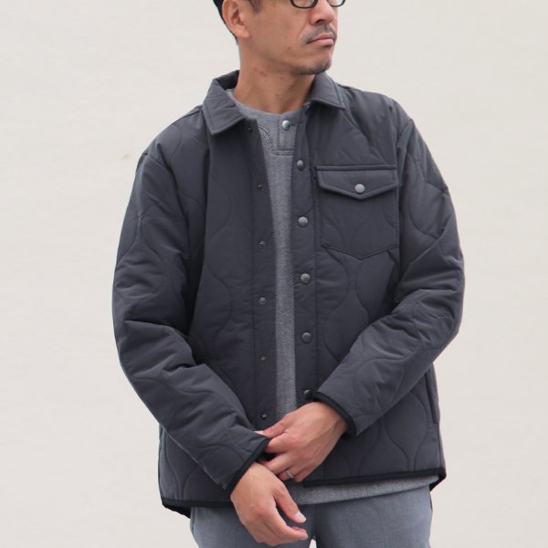 画像6: 【耐水撥水コットンタッチナイロン】Teflon（テフロン）ウェーブキルト CPOスナップジャケット【MADE IN JAPAN】『日本製』【送料無料】 / Upscape Audience