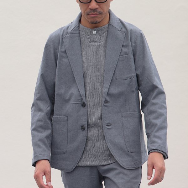 画像6: ギャバジンストレッチ 2ボタン テーラードジャケット【MADE IN JAPAN】『日本製』【送料無料】 / Upscape Audience