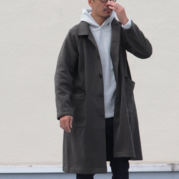 画像11: セーターフリース メランジ ステンカラーコート【MADE IN JAPAN】『日本製』【送料無料】 / Upscape Audience