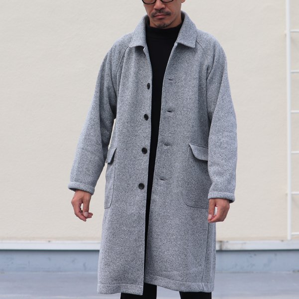 画像3: セーターフリース メランジ ステンカラーコート【MADE IN JAPAN】『日本製』【送料無料】 / Upscape Audience