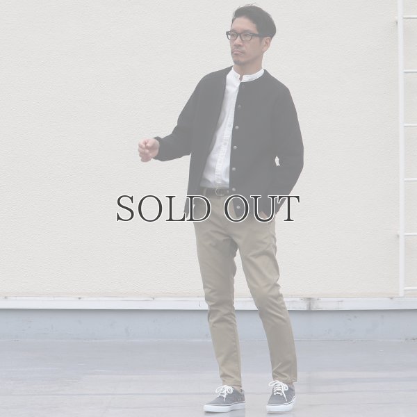 画像15: 「尾州」コットンキルト ノーカラー スナップジャケット【MADE IN JAPAN】『日本製』【送料無料】 / Upscape Audience