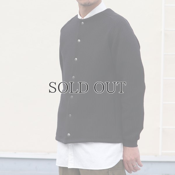 画像5: 「尾州」コットンキルト ノーカラー スナップジャケット【MADE IN JAPAN】『日本製』【送料無料】 / Upscape Audience