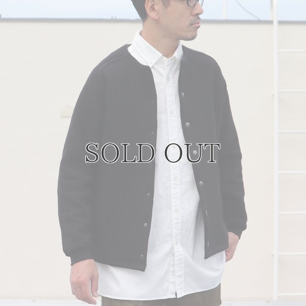 画像3: 「尾州」コットンキルト ノーカラー スナップジャケット【MADE IN JAPAN】『日本製』【送料無料】 / Upscape Audience