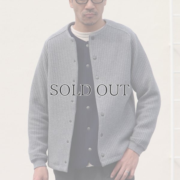 画像12: 「尾州」コットンキルト ノーカラー スナップジャケット【MADE IN JAPAN】『日本製』【送料無料】 / Upscape Audience