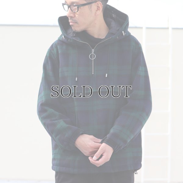 画像7: チェック柄 メルトン サーモライトアノラックパーカー / Audience