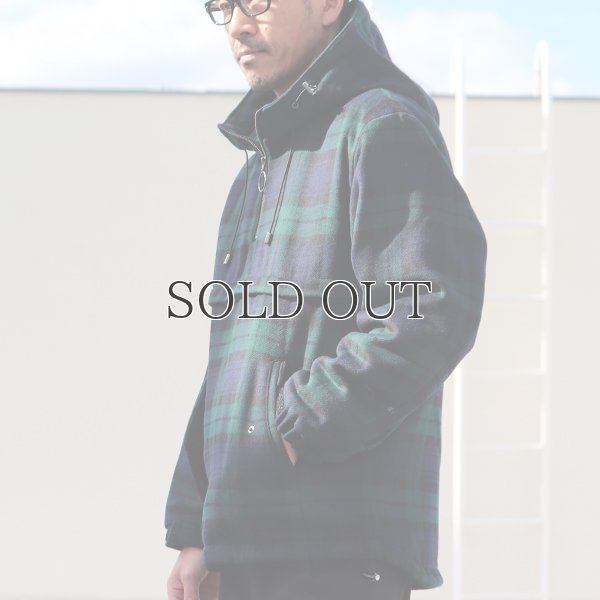 画像8: チェック柄 メルトン サーモライトアノラックパーカー / Audience