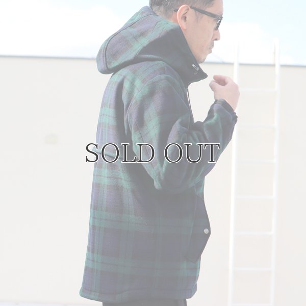 画像10: チェック柄 メルトン サーモライトアノラックパーカー / Audience