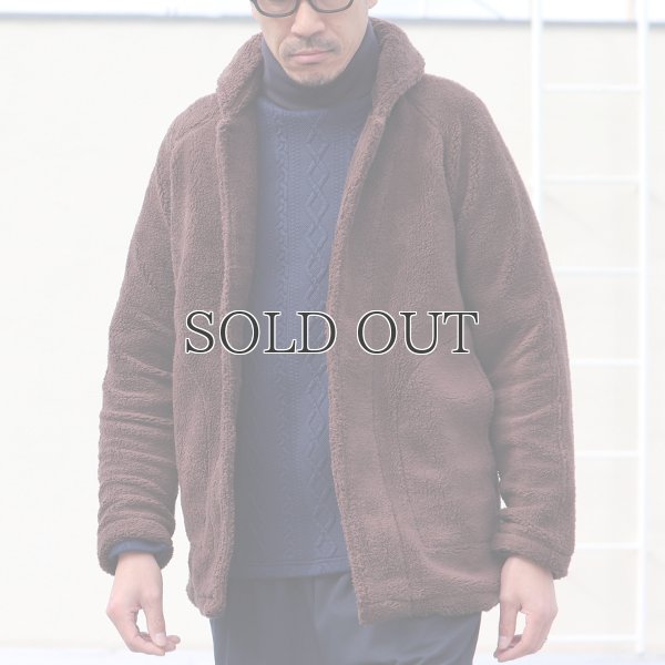 画像5: ソフトタッチ ボアフリース ショールカラー スナップジャケット【MADE IN JAPAN】『日本製』/ Upscape Audience