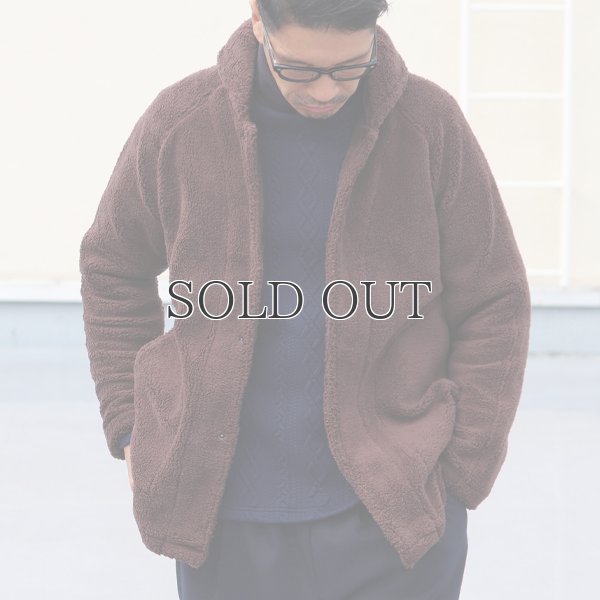画像7: ソフトタッチ ボアフリース ショールカラー スナップジャケット【MADE IN JAPAN】『日本製』/ Upscape Audience