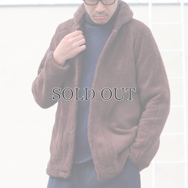 画像6: ソフトタッチ ボアフリース ショールカラー スナップジャケット【MADE IN JAPAN】『日本製』/ Upscape Audience