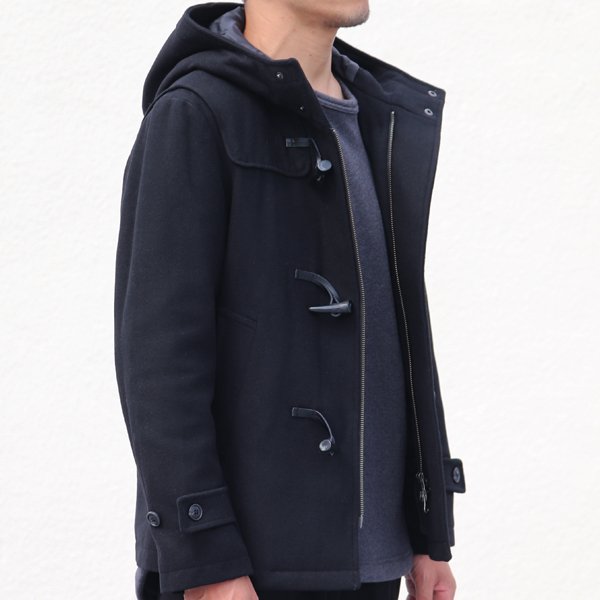 画像14: 610g ウールメルトン サーモライト中綿 ダッフルジャケット 【送料無料】 / Audience