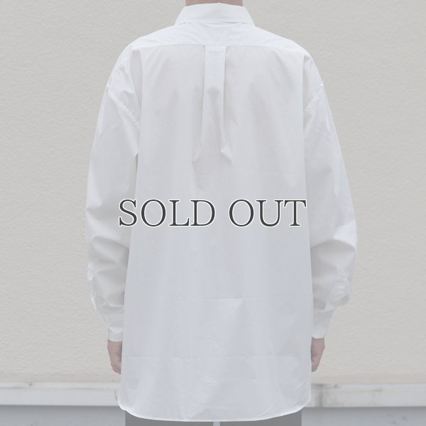 画像18: 70/30クロス ストレッチタイプライターレギュラーカラー L/S ボクシーシャツ【MADE IN JAPAN】『日本製』/ Upscape Audience