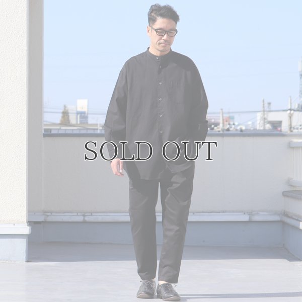 画像9: 6オンス オックスフォード バンドカラー L/S ボクシーシャツ【MADE IN JAPAN】『日本製』/ Upscape Audience