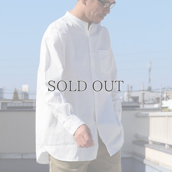 画像11: 6オンス オックスフォード バンドカラー L/S ボクシーシャツ【MADE IN JAPAN】『日本製』/ Upscape Audience