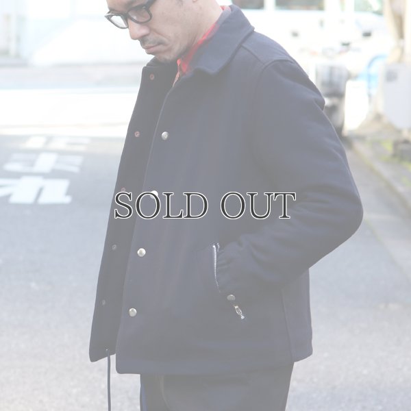 画像6: 610gウールメルトン裏ダイヤキルトコーチジャケット【送料無料】 / Audience