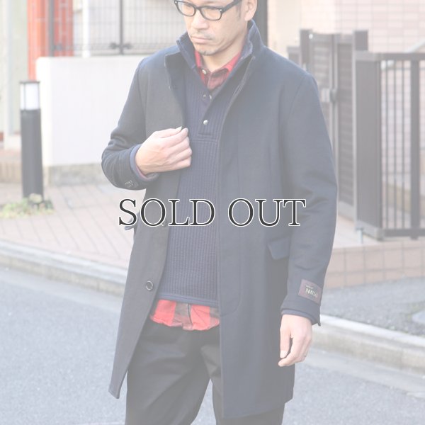 画像5: 550gイタリアNOBILIAビーバー比翼仕立てスタンドカラーコート / Audience