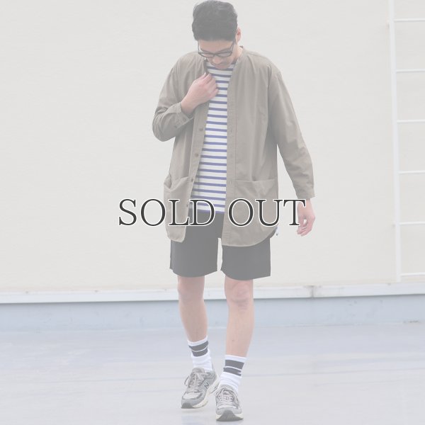 画像11: SOLOTEX（ソロテックス）DRY サッカーギンガム バンドカラー ツールポケ 9分袖シャツ【MADE IN JAPAN】『日本製』Upscape Audience