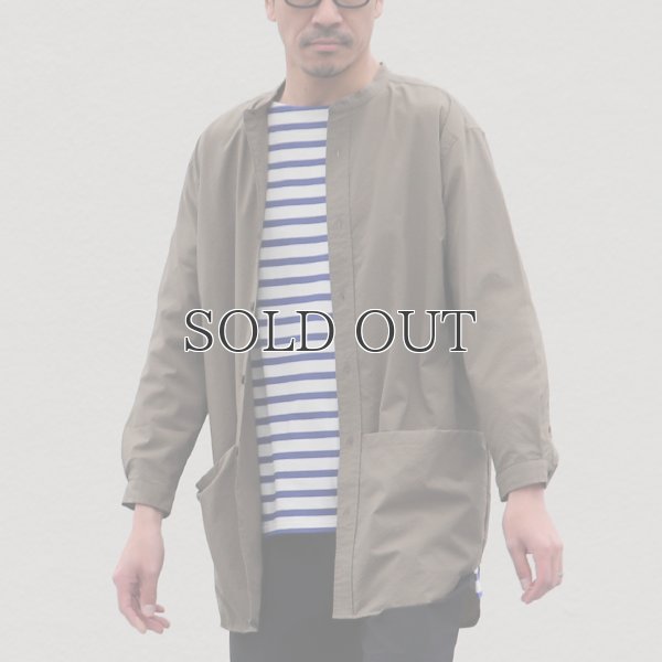 画像8: SOLOTEX（ソロテックス）DRY サッカーギンガム バンドカラー ツールポケ 9分袖シャツ【MADE IN JAPAN】『日本製』Upscape Audience