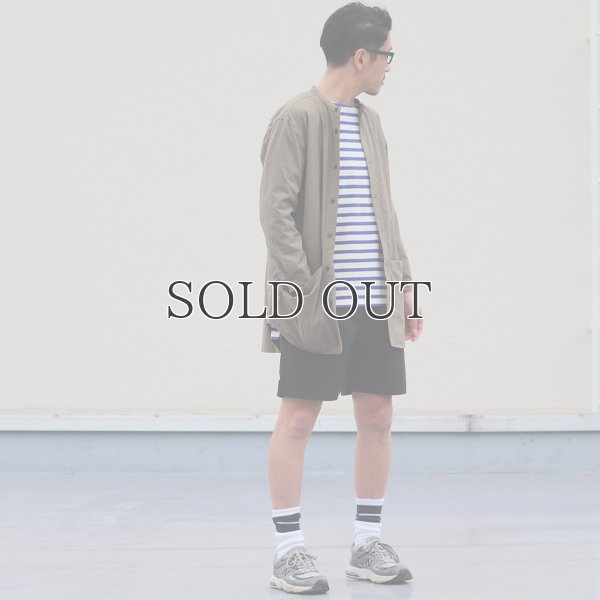 画像9: SOLOTEX（ソロテックス）DRY サッカーギンガム バンドカラー ツールポケ 9分袖シャツ【MADE IN JAPAN】『日本製』Upscape Audience