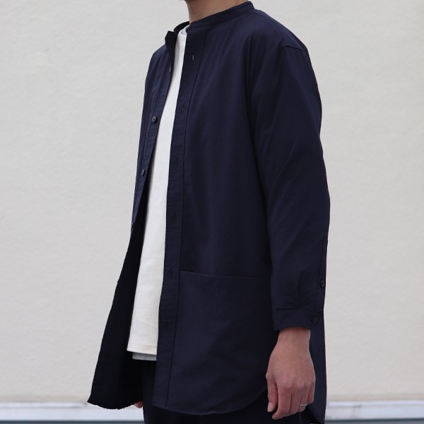 画像12: SOLOTEX(ソロテックス)DRY サッカーギンガム バンドカラー ツールポケ 9分袖シャツ【MADE IN JAPAN】『日本製』Upscape Audience