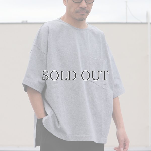 画像7: VORTEX 8オンス（MVS天竺）サイドスリット ハーフスリーブ ボクシーTee【MADE IN JAPAN】『日本製』/ Upscape Audience