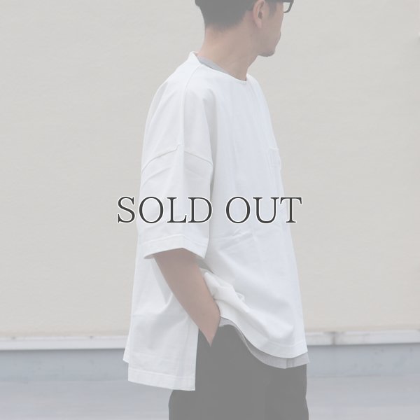 画像7: VORTEX 8オンス（MVS天竺）サイドスリット ハーフスリーブ ボクシーTee【MADE IN JAPAN】『日本製』/ Upscape Audience