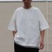 画像5: VORTEX 8オンス（MVS天竺）サイドスリット ハーフスリーブ ボクシーTee【MADE IN JAPAN】『日本製』/ Upscape Audience