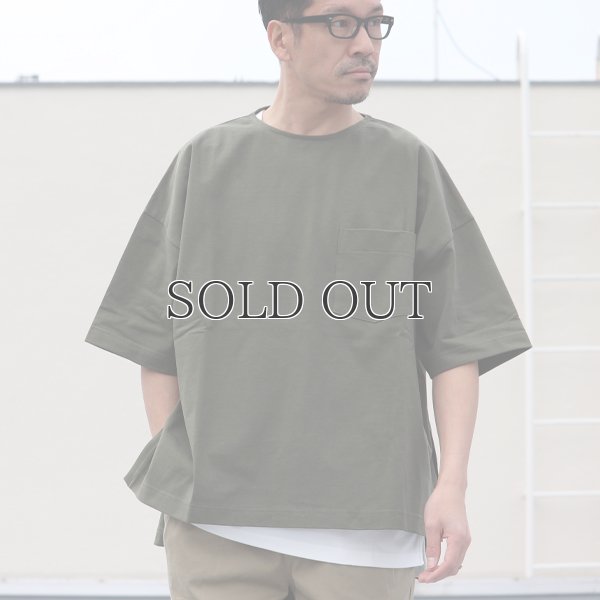 画像4: VORTEX 8オンス（MVS天竺）サイドスリット ハーフスリーブ ボクシーTee【MADE IN JAPAN】『日本製』/ Upscape Audience