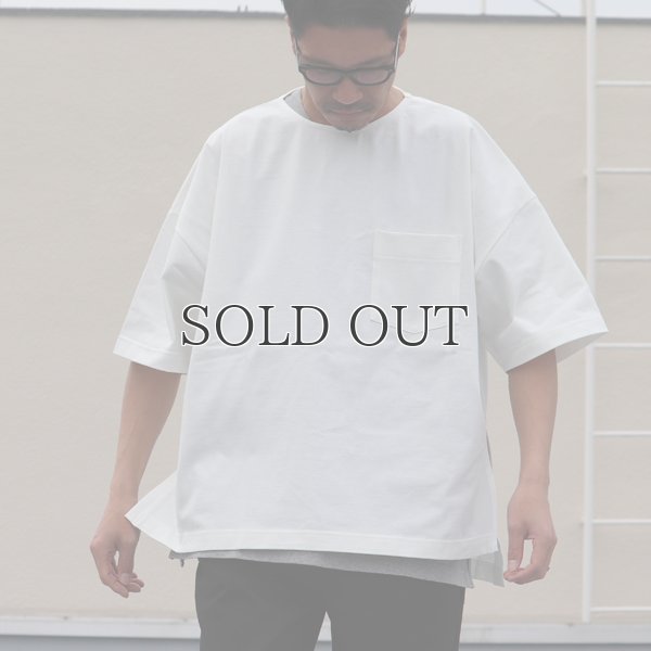 画像6: VORTEX 8オンス（MVS天竺）サイドスリット ハーフスリーブ ボクシーTee【MADE IN JAPAN】『日本製』/ Upscape Audience