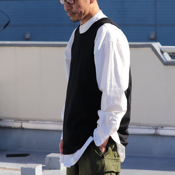 画像8: 丸胴 ヘビーウェイト(度詰天竺)10オンス サイドスリット ロングベストタンク【MADE IN JAPAN】『日本製』/ Upscape Audience