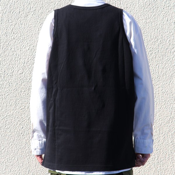 画像16: 丸胴 ヘビーウェイト(度詰天竺)10オンス サイドスリット ロングベストタンク【MADE IN JAPAN】『日本製』/ Upscape Audience