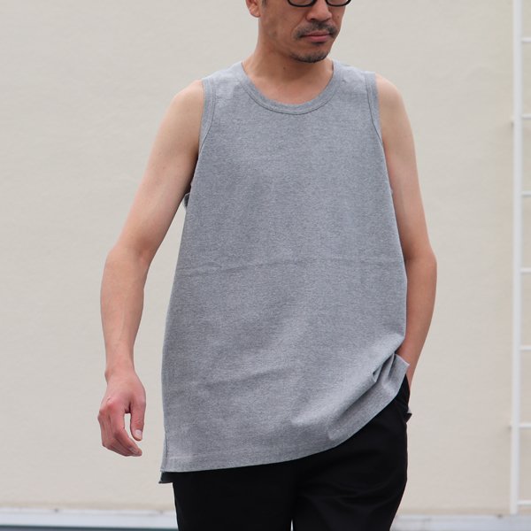 画像3: 丸胴 ヘビーウェイト(度詰天竺)10オンス サイドスリット ロングベストタンク【MADE IN JAPAN】『日本製』/ Upscape Audience