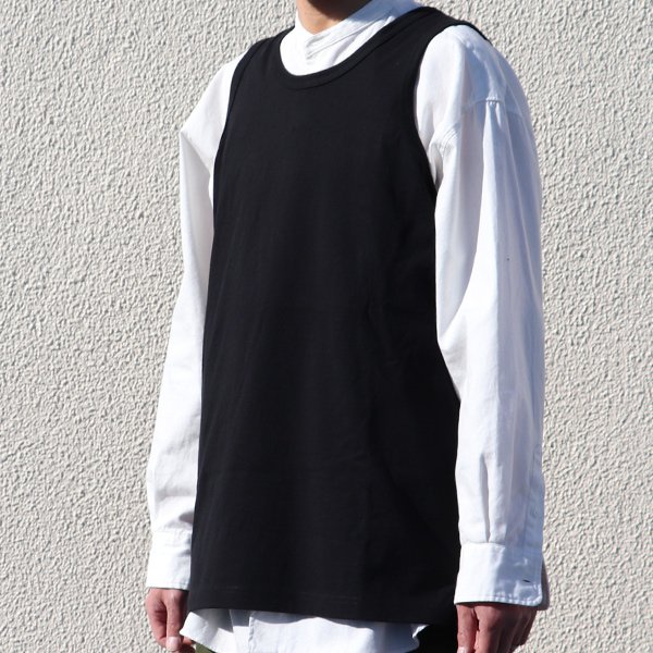 画像14: 丸胴 ヘビーウェイト(度詰天竺)10オンス サイドスリット ロングベストタンク【MADE IN JAPAN】『日本製』/ Upscape Audience
