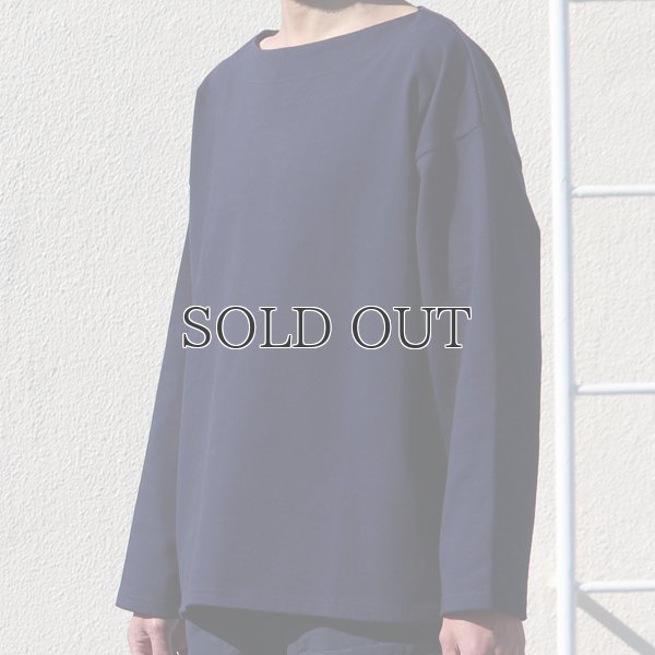 画像12: Basque10オンス（バスク天竺）フレンチボーダー ボートネック BOX Tee【MADE IN JAPAN】『日本製』/ Upscape Audience