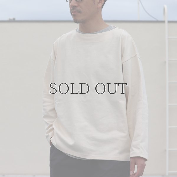 画像5: Basque10オンス（バスク天竺）フレンチボーダー ボートネック BOX Tee【MADE IN JAPAN】『日本製』/ Upscape Audience