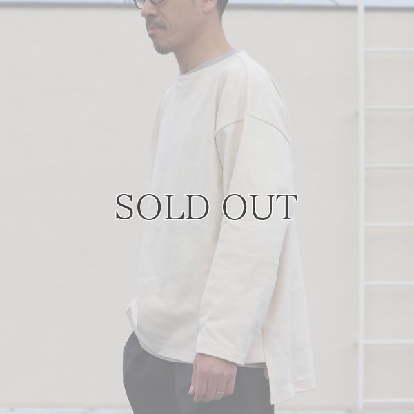 画像4: Basque10オンス（バスク天竺）フレンチボーダー ボートネック BOX Tee【MADE IN JAPAN】『日本製』/ Upscape Audience