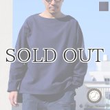 Basque10オンス（バスク天竺）フレンチボーダー ボートネック BOX Tee【MADE IN JAPAN】『日本製』/ Upscape Audience