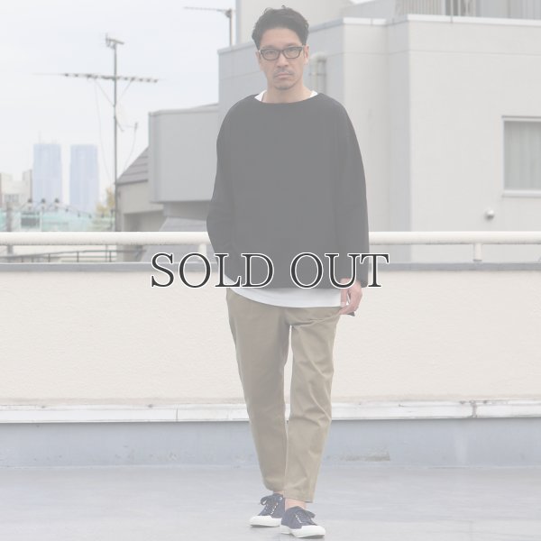 画像9: Basque10オンス（バスク天竺）フレンチボーダー ボートネック BOX Tee【MADE IN JAPAN】『日本製』/ Upscape Audience