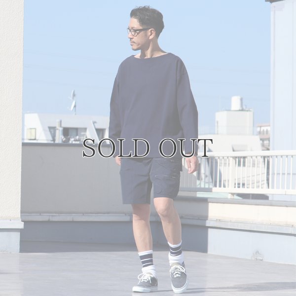 画像10: Basque10オンス（バスク天竺）フレンチボーダー ボートネック BOX Tee【MADE IN JAPAN】『日本製』/ Upscape Audience