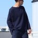 画像5: Basque10オンス（バスク天竺）フレンチボーダー ボートネック BOX Tee【MADE IN JAPAN】『日本製』/ Upscape Audience