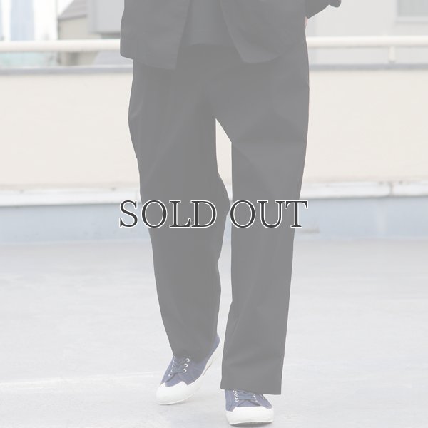 画像3: グリストーンW 綿ナイロン高密度ギャバ 2タック ワイドパンツ【MADE IN JAPAN】『日本製』/ Upscape Audience