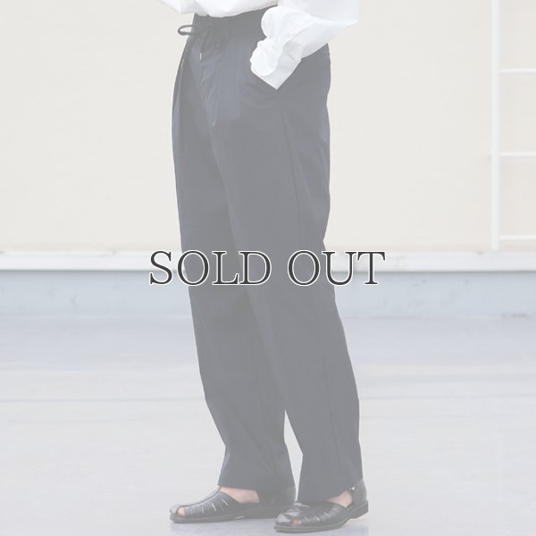 画像5: グリストーンW 綿ナイロン高密度ギャバ 2タック ワイドパンツ【MADE IN JAPAN】『日本製』/ Upscape Audience