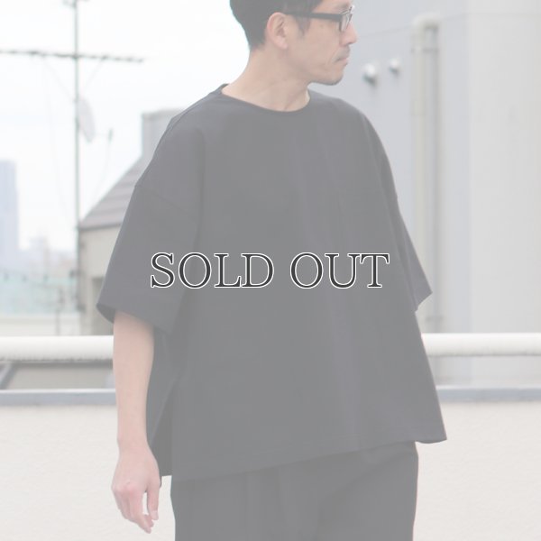 画像4: VORTEX 8オンス（MVS天竺）サイドスリット ハーフスリーブ ボクシーTee【MADE IN JAPAN】『日本製』/ Upscape Audience