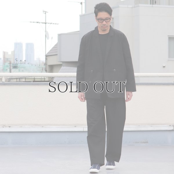 画像10: グリストーンW 綿ナイロン高密度ギャバ 2タック ワイドパンツ【MADE IN JAPAN】『日本製』/ Upscape Audience